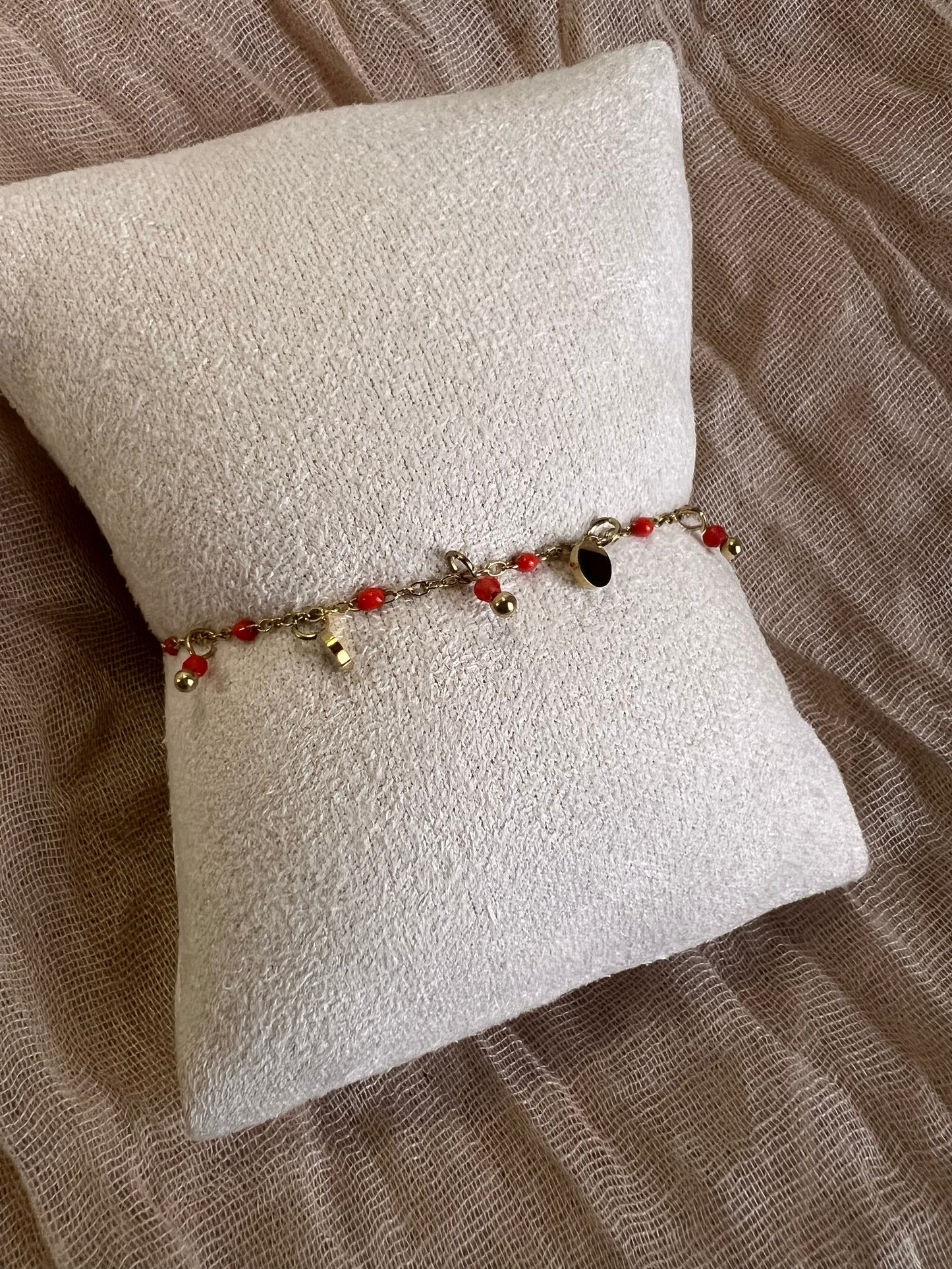 Bracelets Dorés Orange