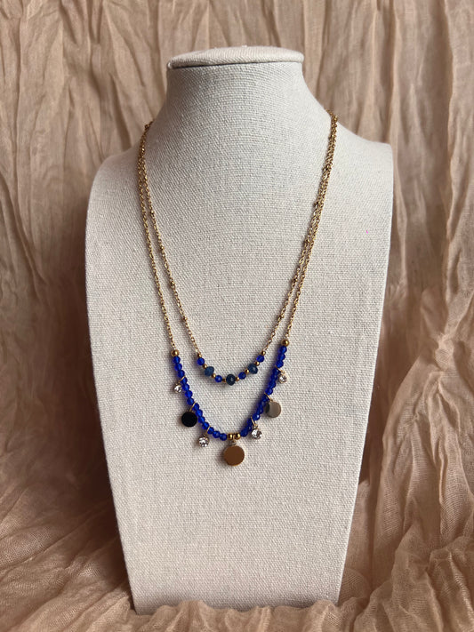 Collier Doré Double Chaine