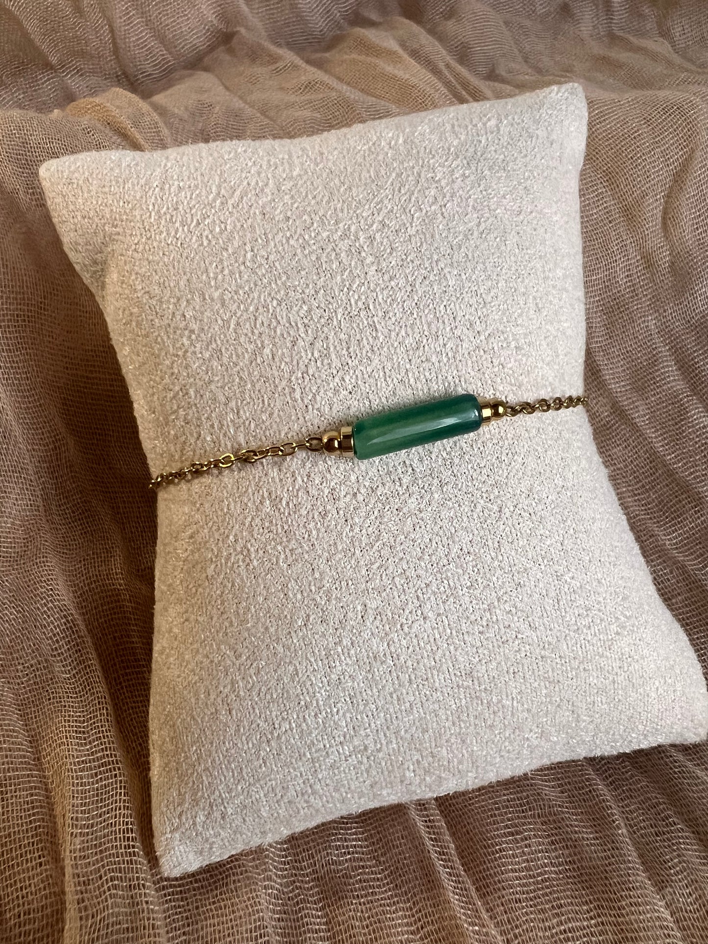 Bracelets Dorés Vert