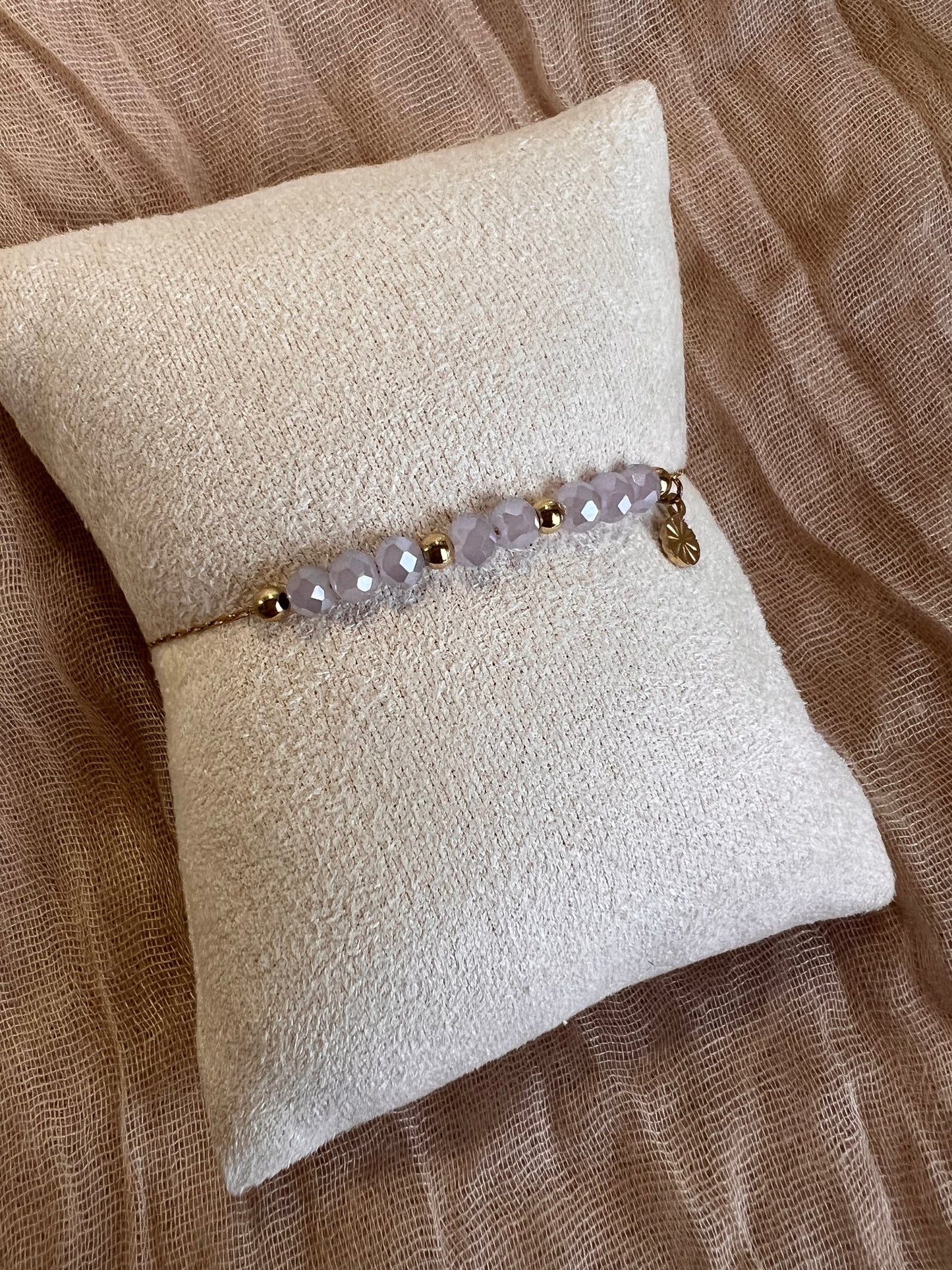 Bracelets Dorés Violet