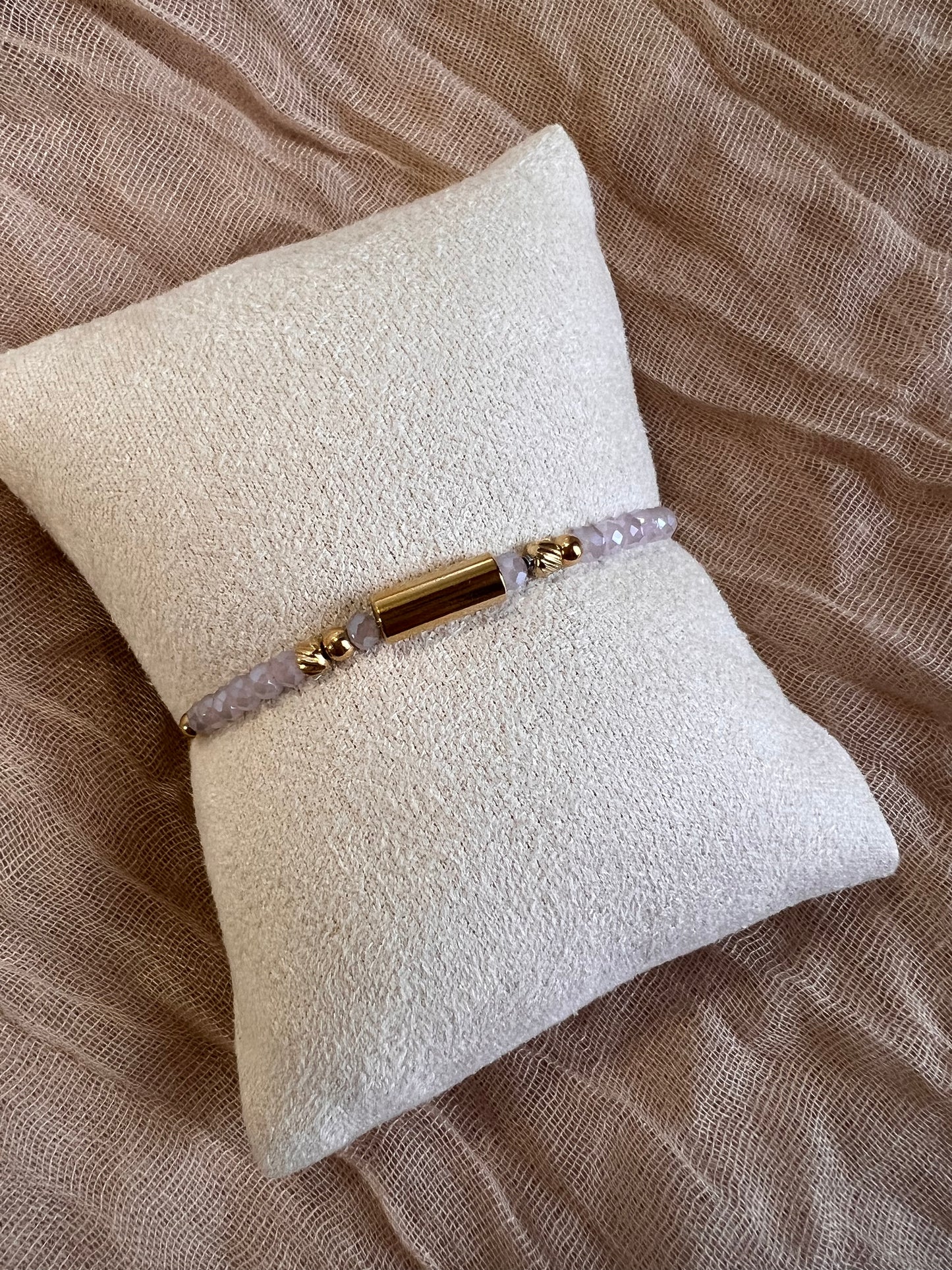 Bracelets Dorés Violet