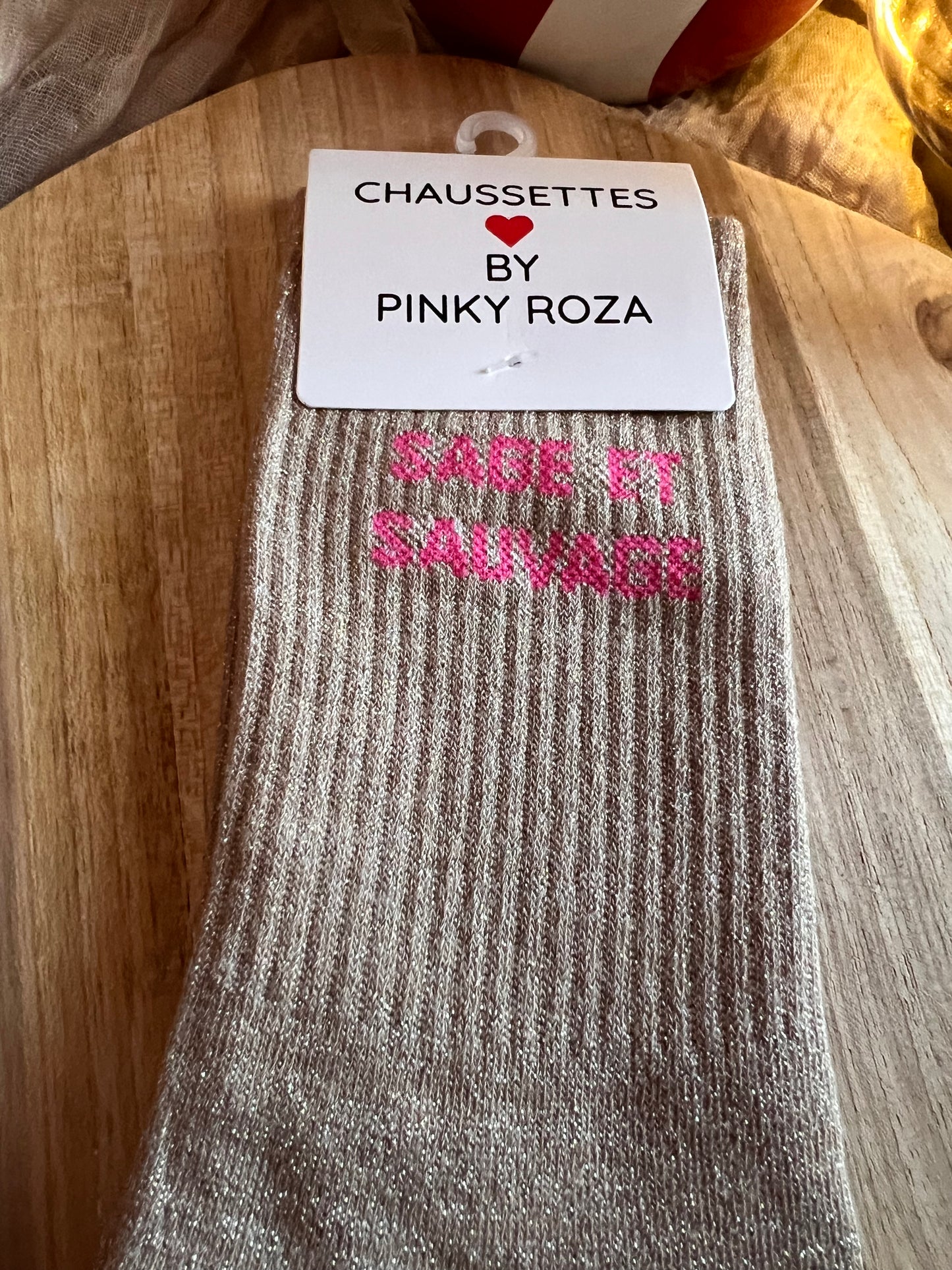 Chaussettes à Paillettes - Sage et Sauvage -