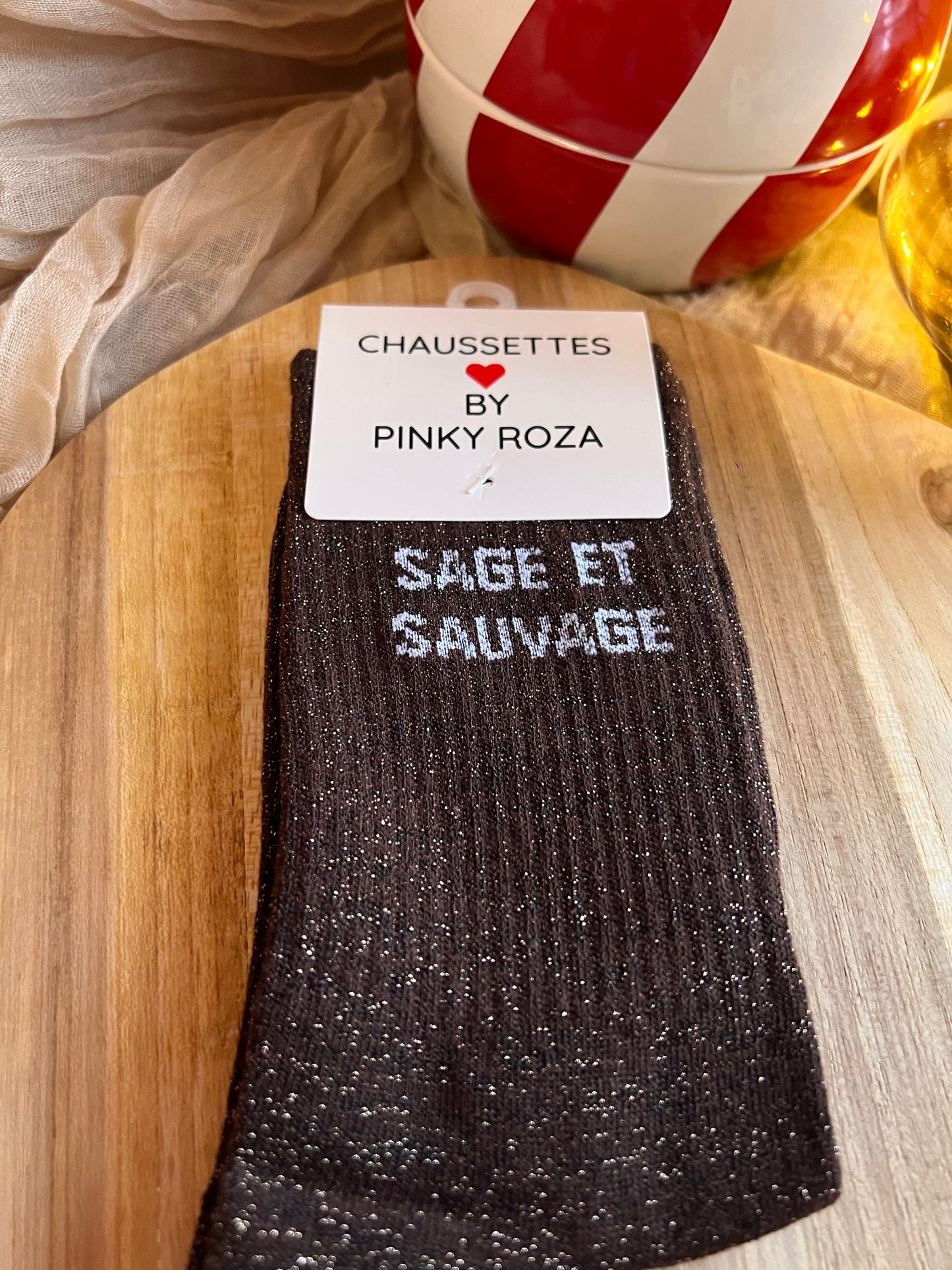 Chaussettes à Paillettes - Sage et Sauvage -