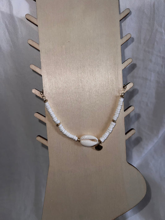 Chaîne de Cheville Coquillage et Pampille